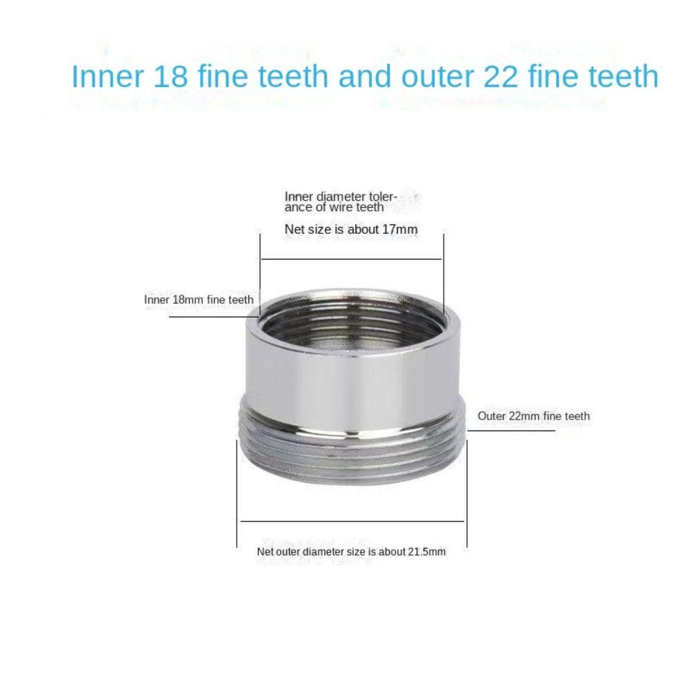 Набор адаптеров для кухонного крана 18/20/22/24 мм на 22 мм с шайбой металлический мужской женский экономичный соединитель для крана аксессуары для ванной комнаты