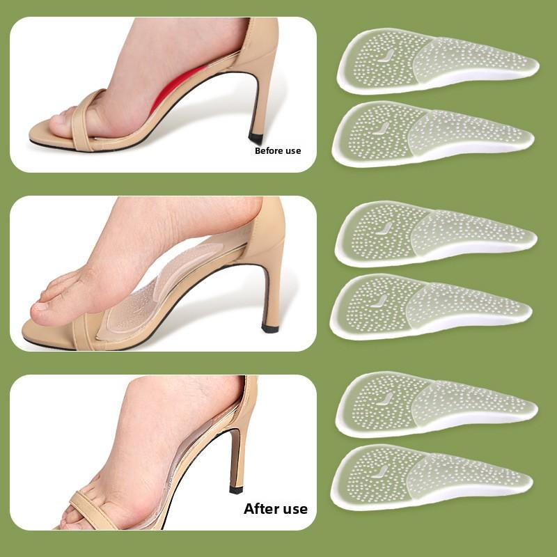 1 пара стелек для поддержки свода стопы при плоскостопии, стельки для коррекции высокого подъема стопы, мягкие подушечки, стельки для передней части стопы на высоком каблуке, стельки для поддержки подошвы