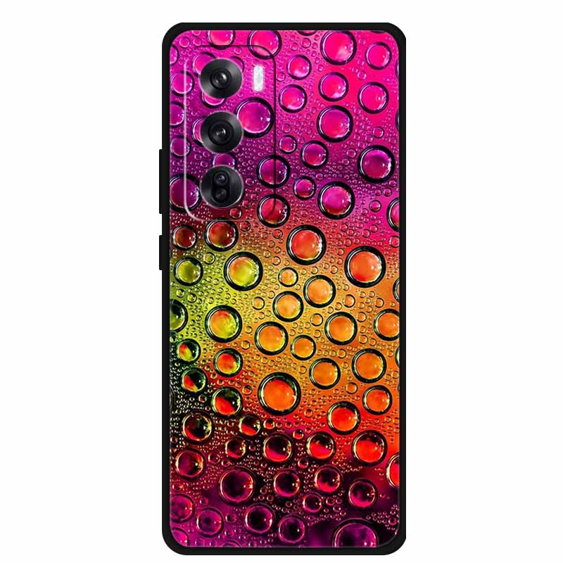 Чехол для OPPO Reno 12 / Reno12 Pro Глобальная версия Модный Принт Мягкий Силиконовый Задний Чехол Для Reno12 Pro Чехол с Кошкой Reno12 5G