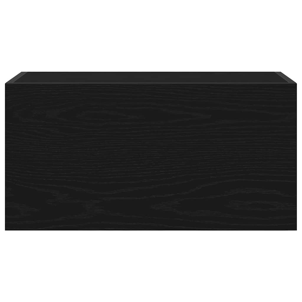 Bathroom Wall Cabinet Black 60 x 25 x 30 cm Engineered Wood