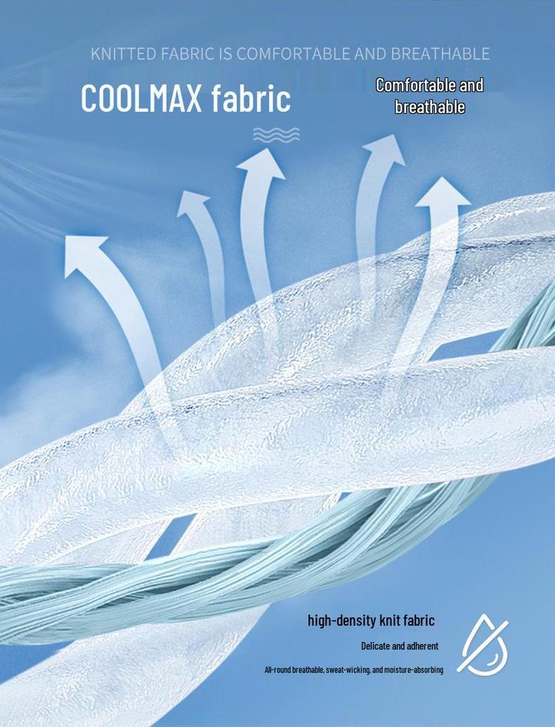 Носки унисекс до середины икры CoolMax, дышащие, антибактериальные, для бега, с утолщенной махровой подошвой