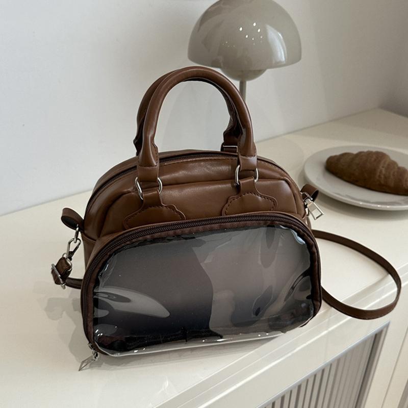2025 Новая прозрачная сумка Joker, большая вместимость, водонепроницаемая, повседневная сумка через плечо, японская милая двухмерная сумка-мессенджер