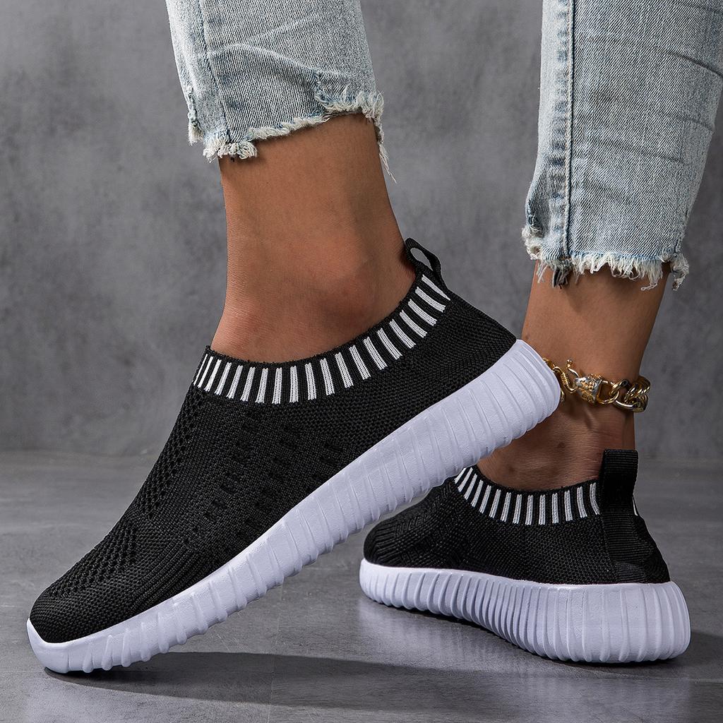 Fashion Women's Casual Original Sneakers Flat Bottomed Lightweight Summer Trend Comfortable Mesh Fashionable Running Shoes Large Size