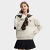 Fila Оригинальная Модная Личность Трендовый Минималистичный Ретро Спортивный Повседневный Удобный Универсальный Худи Женские худи Миндальный Хаки F11W619212FBG