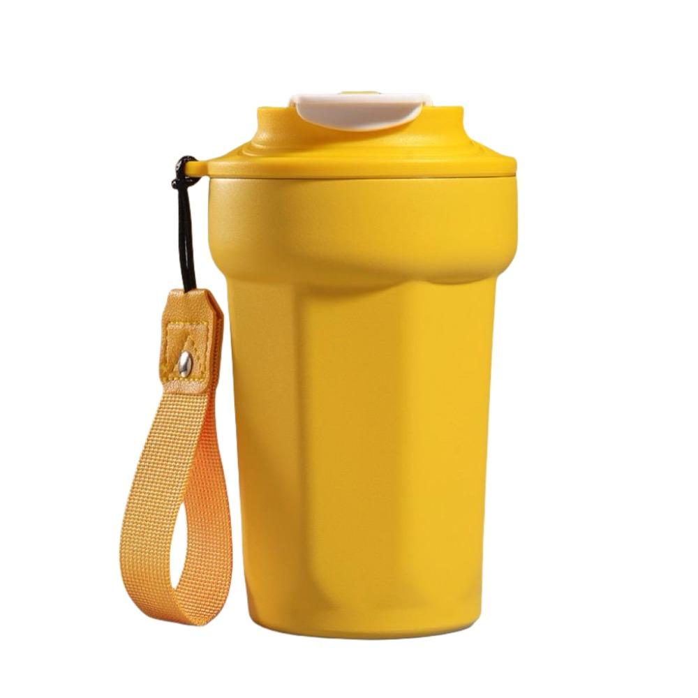 С крышкой восьмигранная кофейная чашка из нержавеющей стали спортивная чашка с вакуумной изоляцией для дома работы