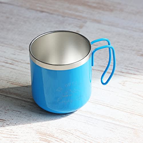 Captain Stag (CAPTAIN STAG) Outdoor Cup/Mug/Tumbler, Double Stainless Steel, Vacuum Insulated, Keeps Hot or Cold, 300ml, Blue, Monte UE-3584