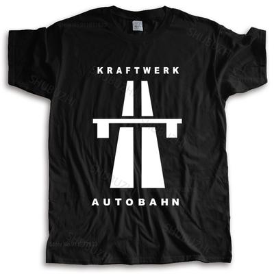 Новая модная футболка с принтом Autobahn Kraftwerk Музыкальная футболка для мужчин Бренд Autobarn Топ унисекс футболка