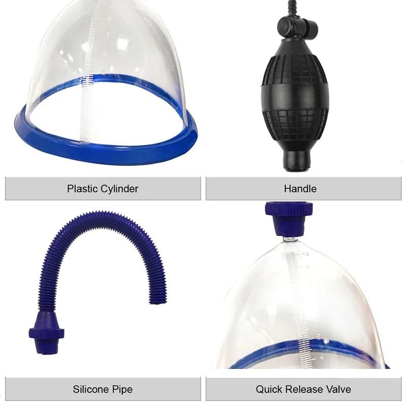 Двойная стимуляция груди и клитора, помпа, пульт управления, вибрирующий вакуумный присосок, женщины | Увеличение сосков и клиторальное удовольствие, секс-игрушка