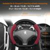 Suitable for Peugeot Suede Matte Carbon Fiber Texture Steering Wheel Cover Suitable for 206 208 3008 308 207 307 2008 508 5008 4