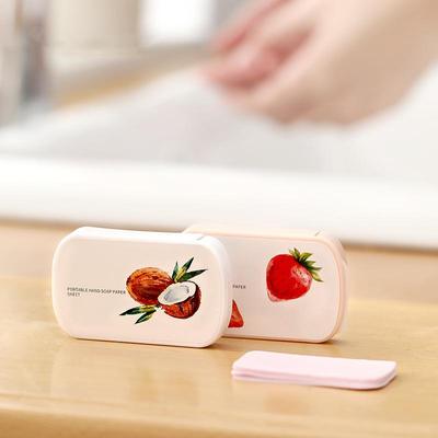 50 шт./кор., портативное маленькое мыло, бумажное мыло для ручной стирки, для ванны, для путешествий, ароматическая пена, дезинфицирующее мыло, легко моющееся, одноразовое