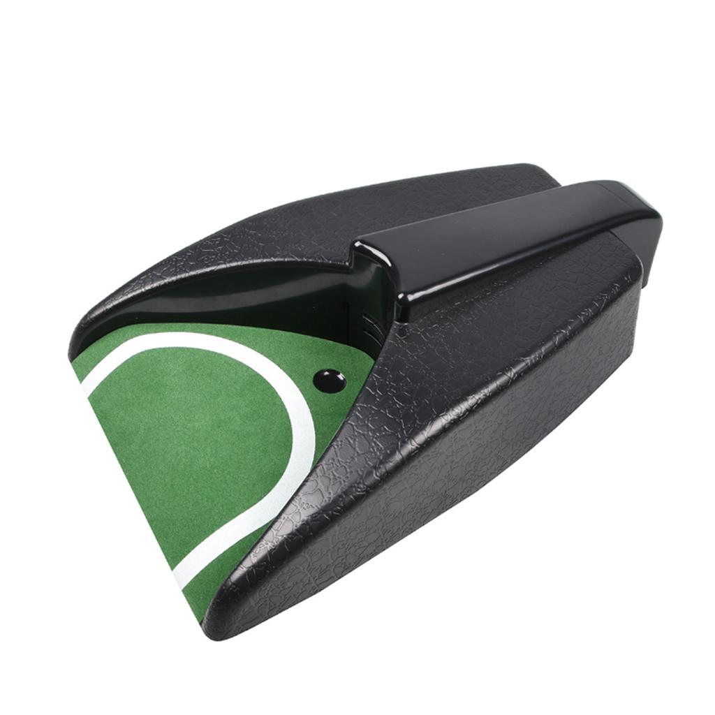 Golf Automatic Putting Cup Golf Ball Return Putting Machine with Ball Return for Office Golf Putting Training Aids