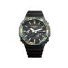 Casio Кастомизированные часы модифицированная серия угольный лава водонепроницаемые светящиеся Кварц резиновый ремешок унисекс черный циферблат GA-2100SU- GA-2100SU-1A