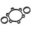 Alloy Bike Hub Conversion Adapter 100*15 to 110*15   Accessory (for Front)