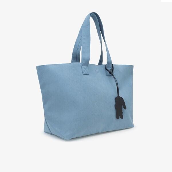 Lacoste Summer Pack Xl Top Zip Cotton Tote Nu5241p56gq48