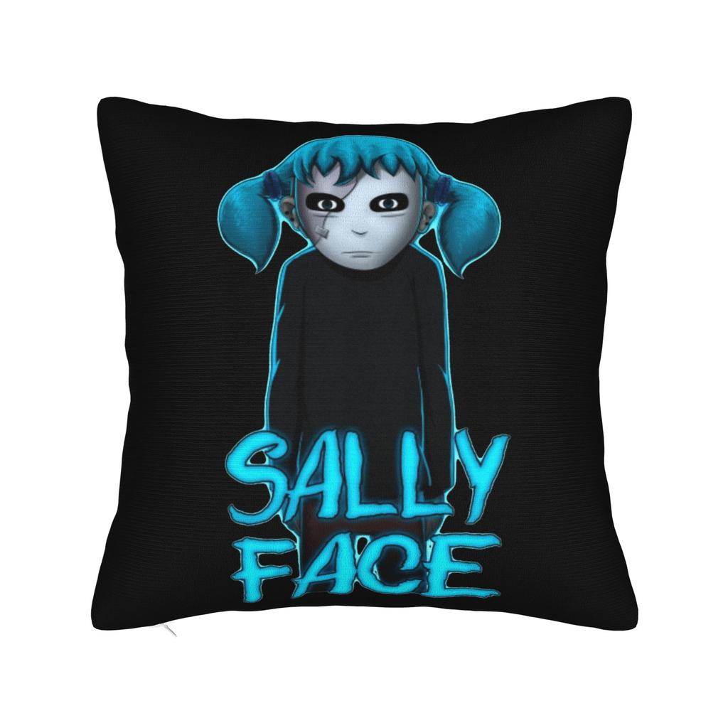 Sally Face Наволочка с принтом Полиэстер Чехол для подушки Подарок Маска Сала Фишера Ларри Джонсон Чехол для подушки из игры Домашний Квадратный