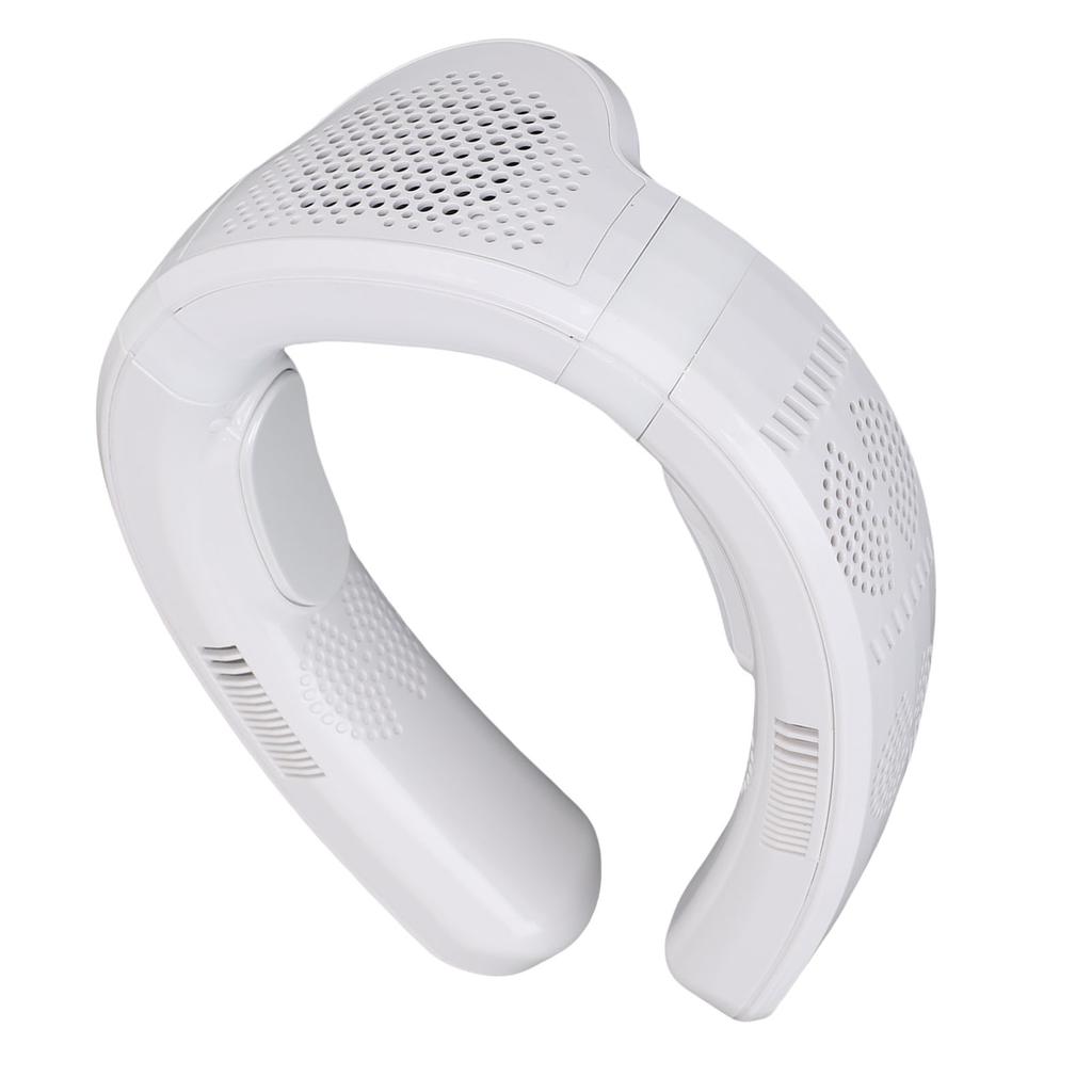 Портативный шейный вентилятор с охлаждением и обогревом, двойного назначения, 3 скорости, полупроводниковый, тихий, легкий, работающий от аккумулятора, носимый вентилятор