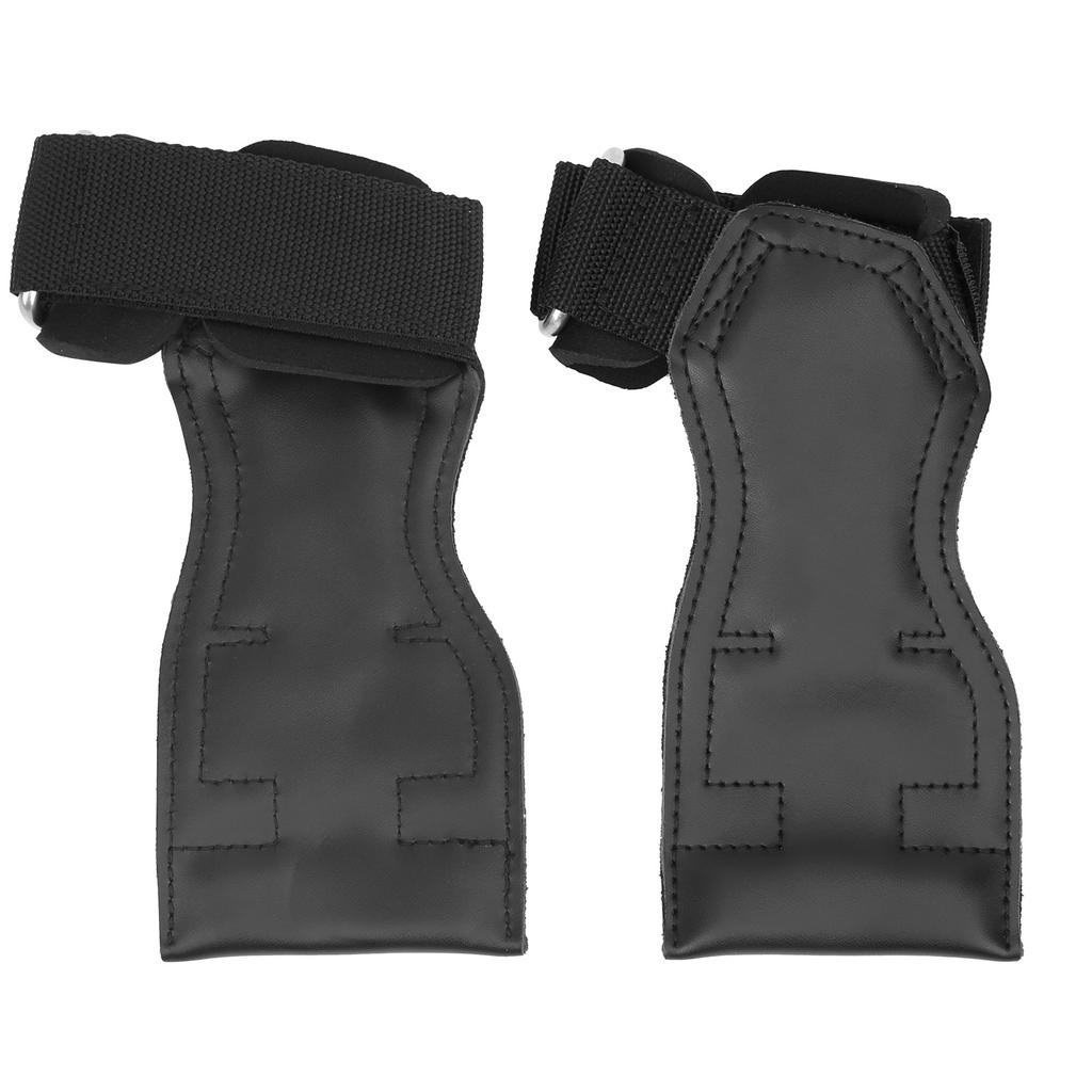 1Pair Artificial Cattlehide Training Gloves Pullups Dumbbells Hand Guards Wrist Guards