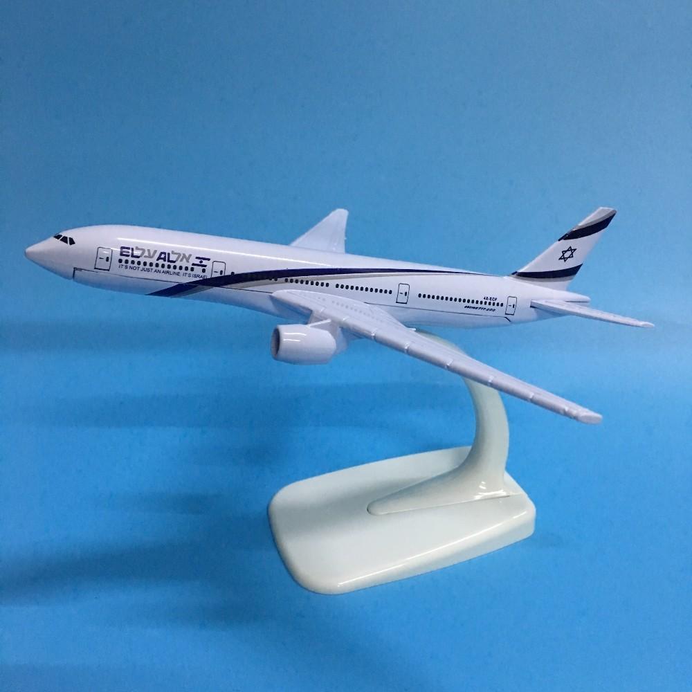 Джейсон Туту Модель самолета Самолет Израиль Боинг B777 Модель самолета Литой металл 1:400 16см Модели самолетов Самолет Игрушка Подарок