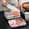 4 решетки Контейнер для хранения пищевых продуктов Ящик для хранения фруктов и овощей Органайзер для холодильника Мясо в подфасовке Лук Имбирь