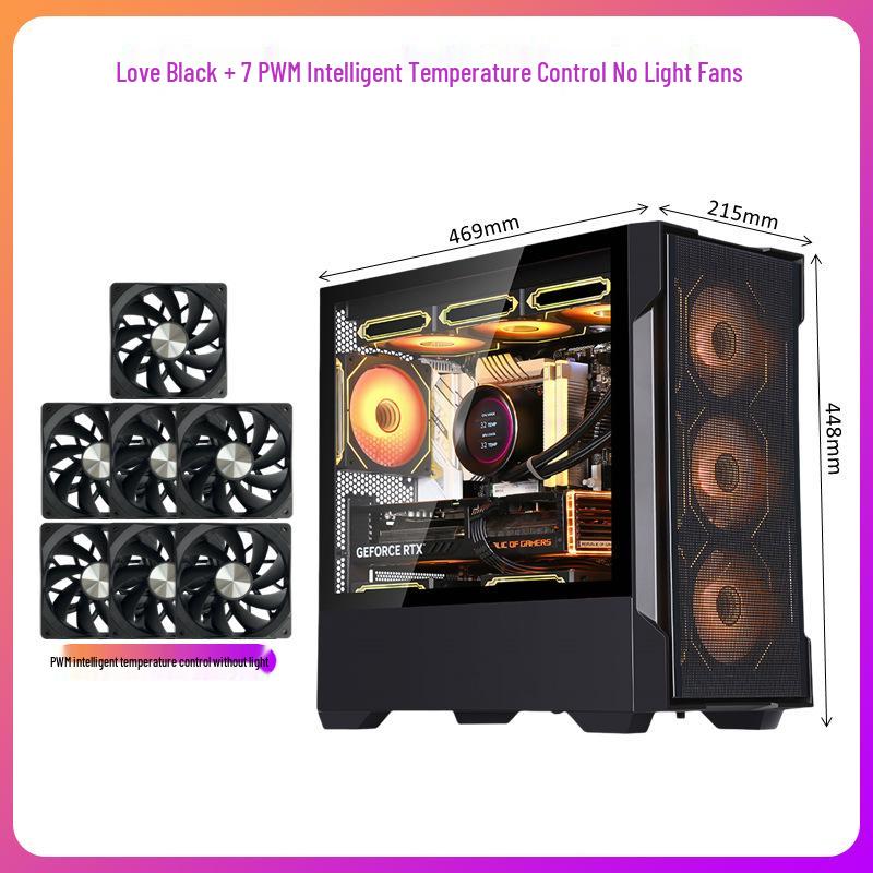 Корпус SAMA God of Light Mini White mATX240 с прозрачной боковой панелью
