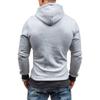Men's Asymmetrical Zipper Hoodie - Autumn/Winter Collection, Multiple Colors