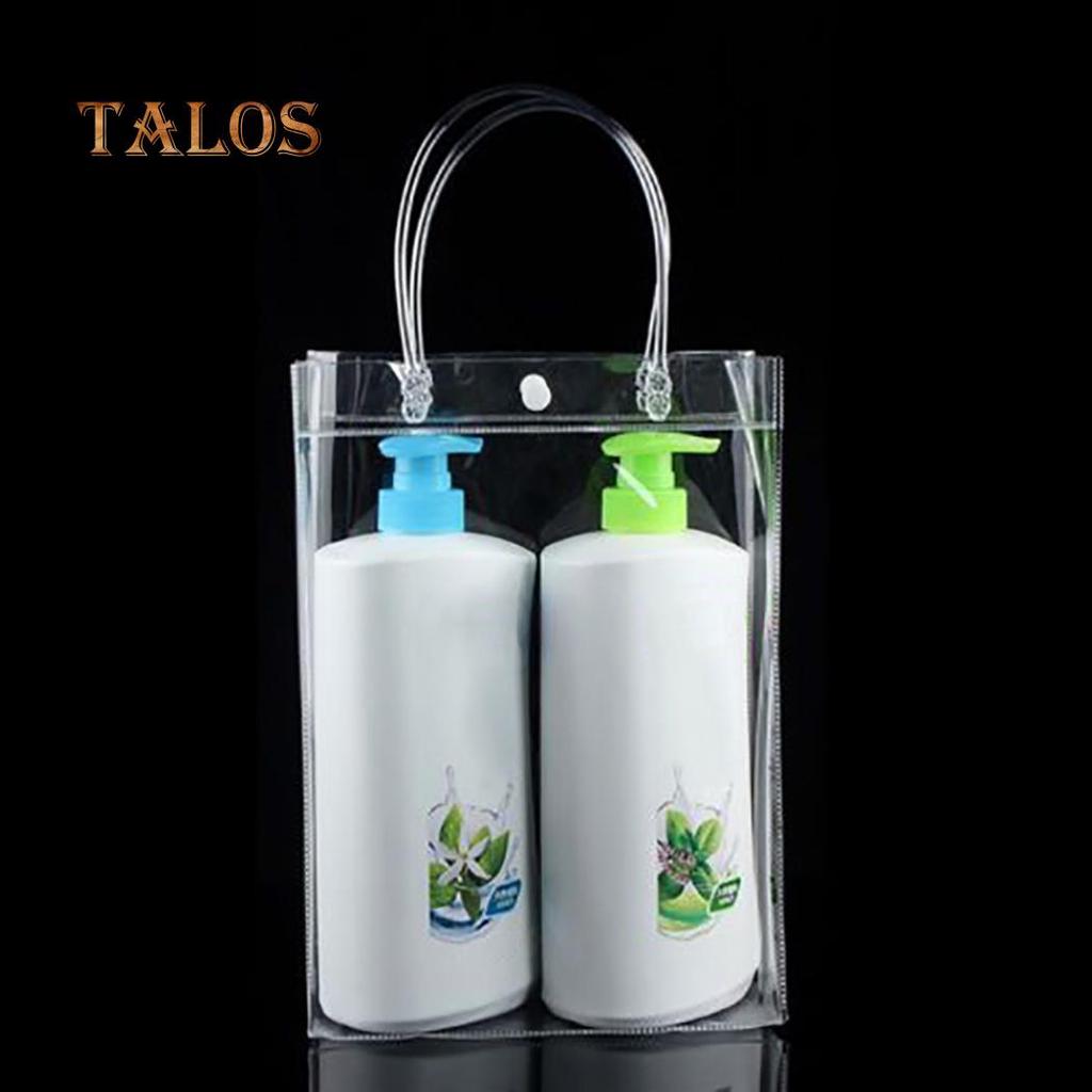 Clear Tote Bags Friendly Purse Shoulder Handbag PVC Transparent Plastic Pouch Portable Travel Csaul