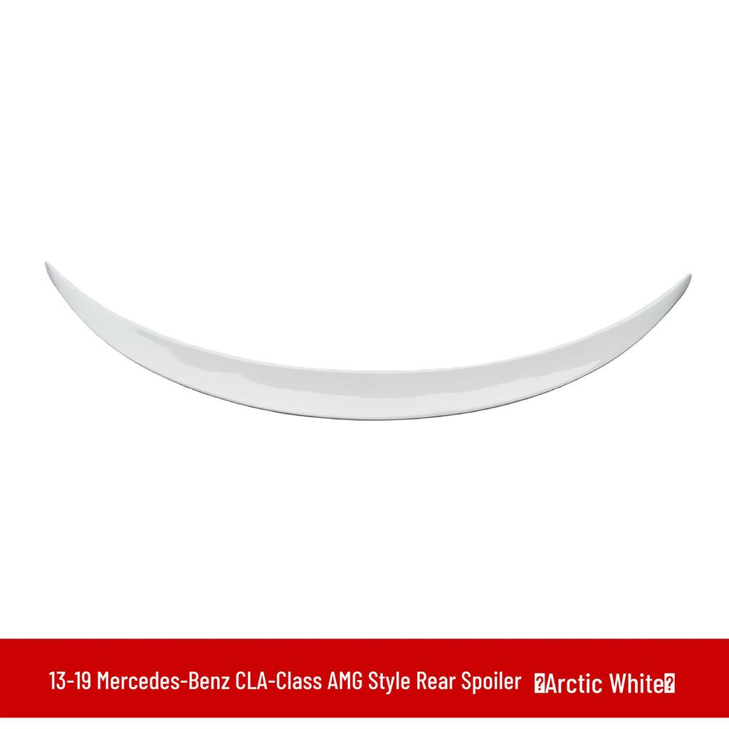 Compatible AMG Rear Spoiler & Brabus Front Lip Kit for 2013-2019 Mercedes-Benz CLA-Class W117