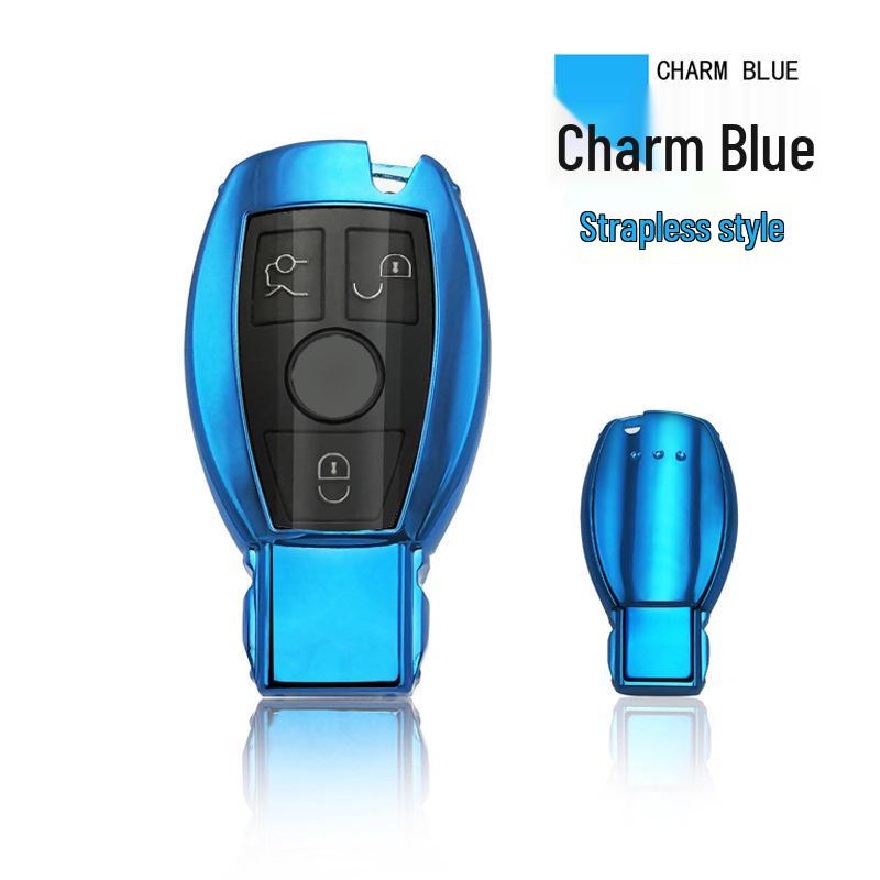 Мягкий чехол из ТПУ, полностью закрывающий смарт-ключ Mercedes