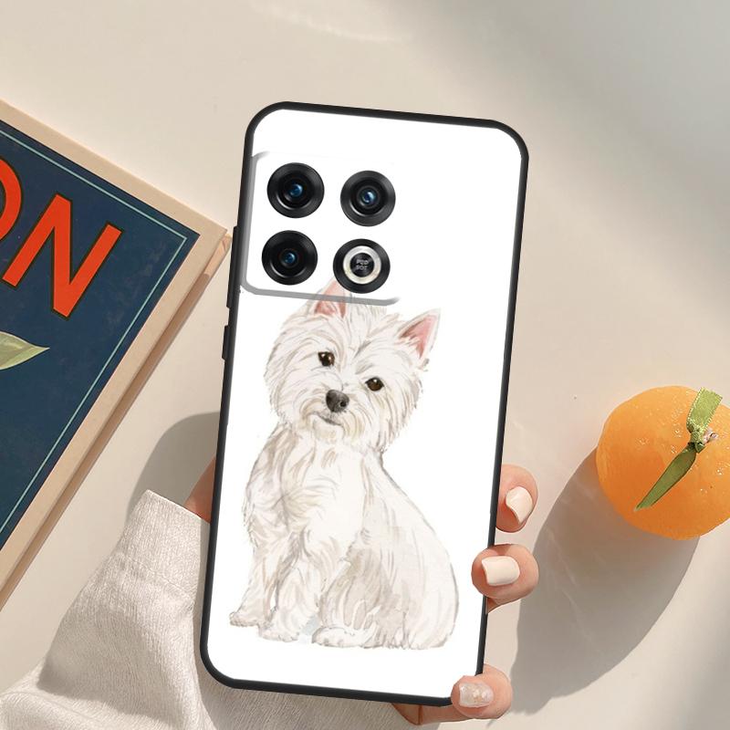 West Highland Terrier Westie Case For OnePlus 12R 13R 13T 10R 15 13 12 11 10T 8T Nord CE 4 3 2 Lite N20 N30 Nord 5 Cover