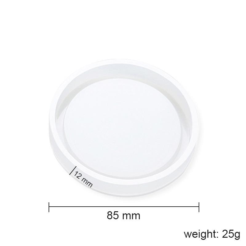 Форма ручной работы из прозрачной эпоксидной смолы для круглых, шестиугольных и квадратных подставок