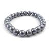 [J7561] - Gray 'Perla' Bracelet 8 Mm