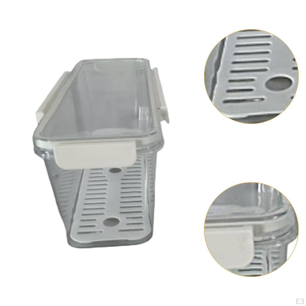 Pasta Container Food Keeper Clear Sturdy with Lid Noodle Holder Spaghetti Storage