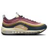 Nike Air Max 97 Разноцветные Вельветовые женские кроссовки Deep-Jungle White Bronzine FB8454-300