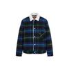 Куртка Levis в клетку в британском стиле из искусственной овчины Мужские куртки Синяя A4882-0005