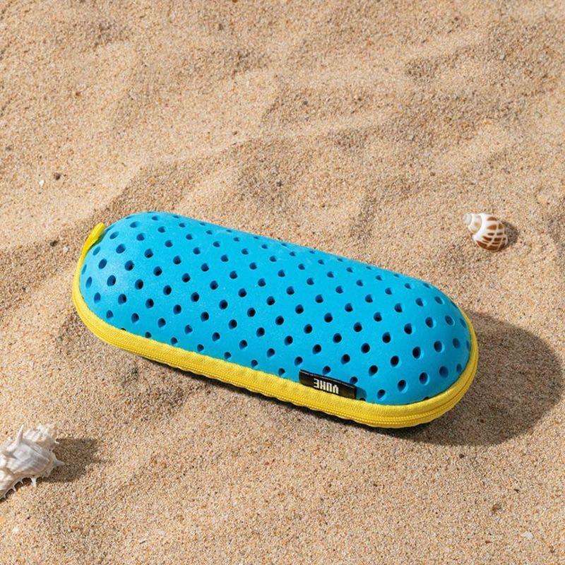 Anti-Fog Protective Swim Goggles Case Hollow Waterproof Eyeglasses Holder Breathable EVA Glasses Storage Box Sports Gear
