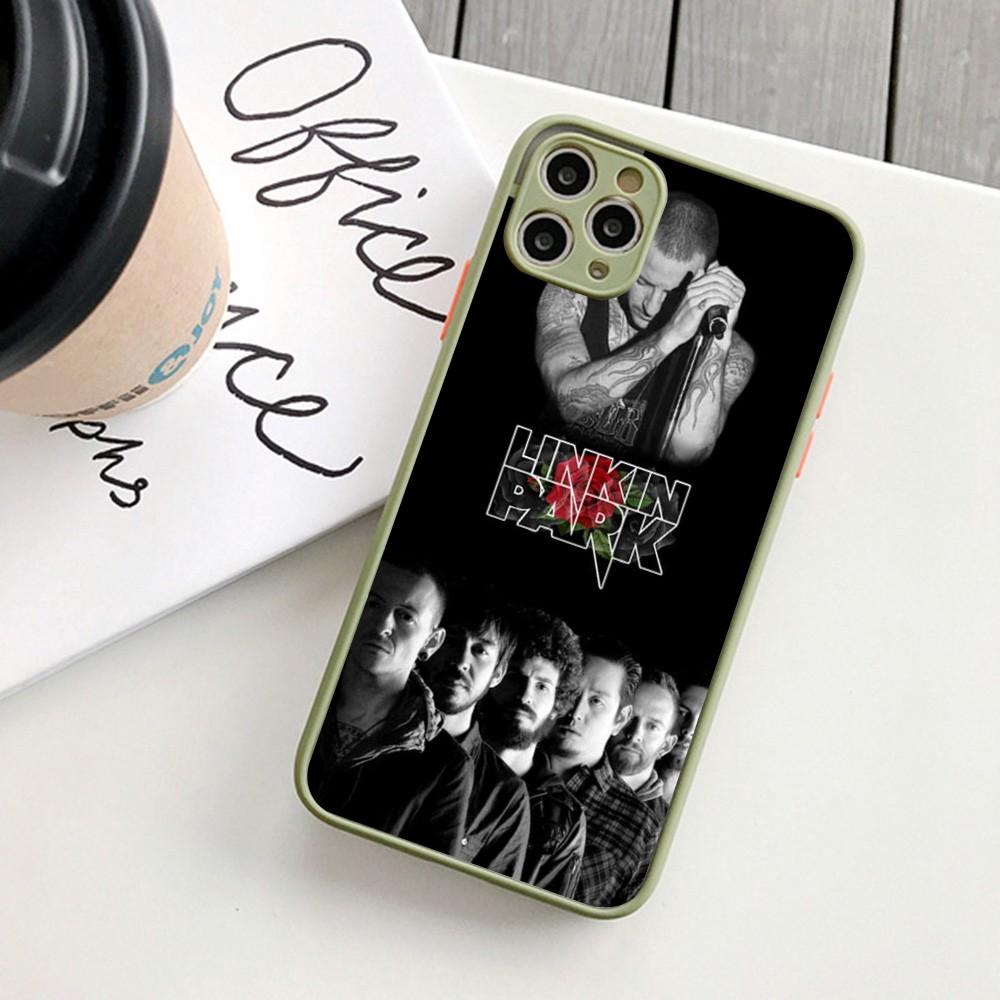 Чехол для телефона L-Linkin Meteora P-Park для iPhone 14 11 12 13 Mini Pro Max 8 7 Plus X XR XS MAX Полупрозрачная Матовая Крышка