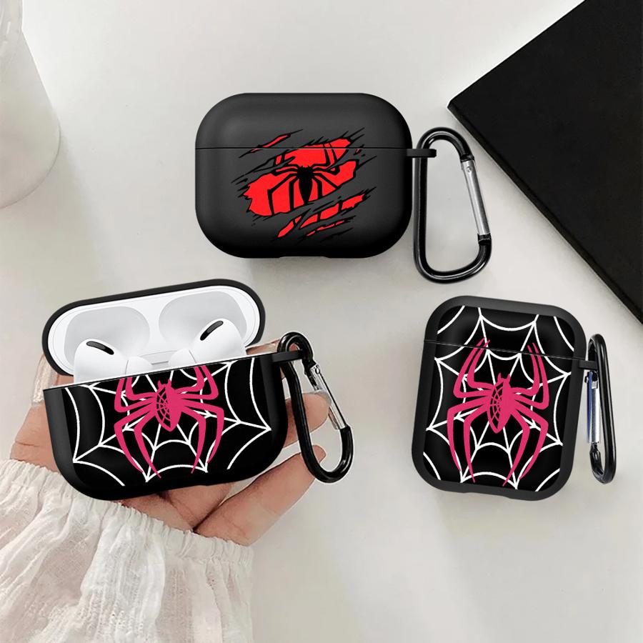 Pink Spider Earphone Case For Airpods Pro2 Pro 4 1 Pro3 3 2 Cases Cover