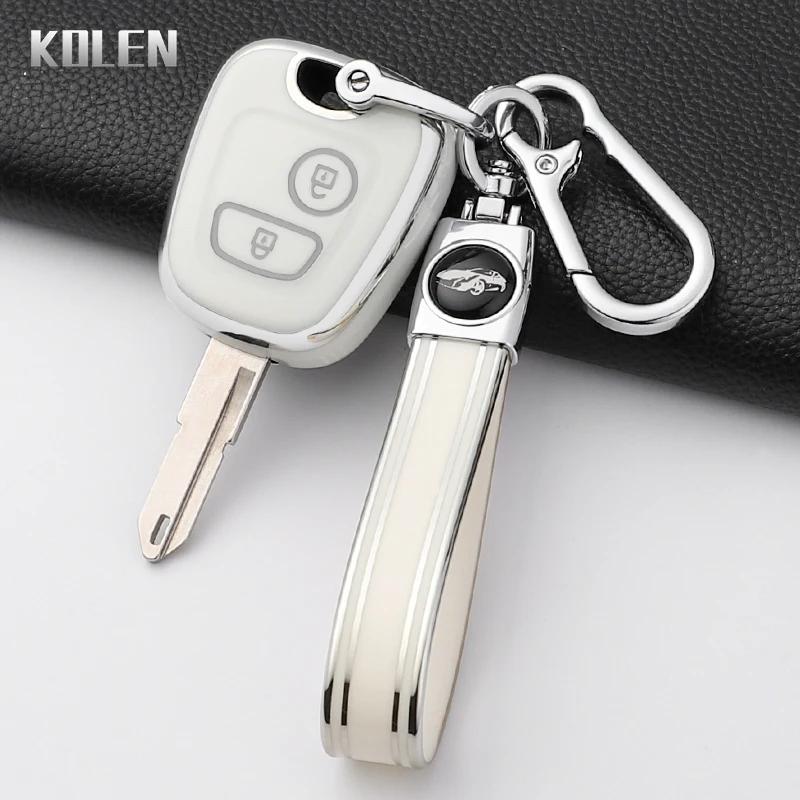 Для Peugeot 107 206 207 307 Для Citroen C1 C2 C3 C4 Для Toyota Aygo Модный ТПУ Чехол для смарт-ключа автомобиля Защищенный Брелок