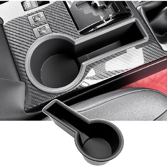 Улучшенный держатель для стакана Erts для Toyota 4Runner 2014-2024, подстаканник в центральной консоли, вкладыш-подставка, заменяет коврик, для аксессуаров интерьера 4 Runner