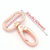 10 шт. поворотные крючки-омары, металлические поворотные застежки с карабином, фурнитура для кошелька, овальные ворота, поворотный карабин, зажим для кошелька