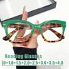Women'S Ins Style Square-Frame Presbyopia Glasses Fashionable Oversized Frames Comfortable Reading Glasses With Plus Diopters