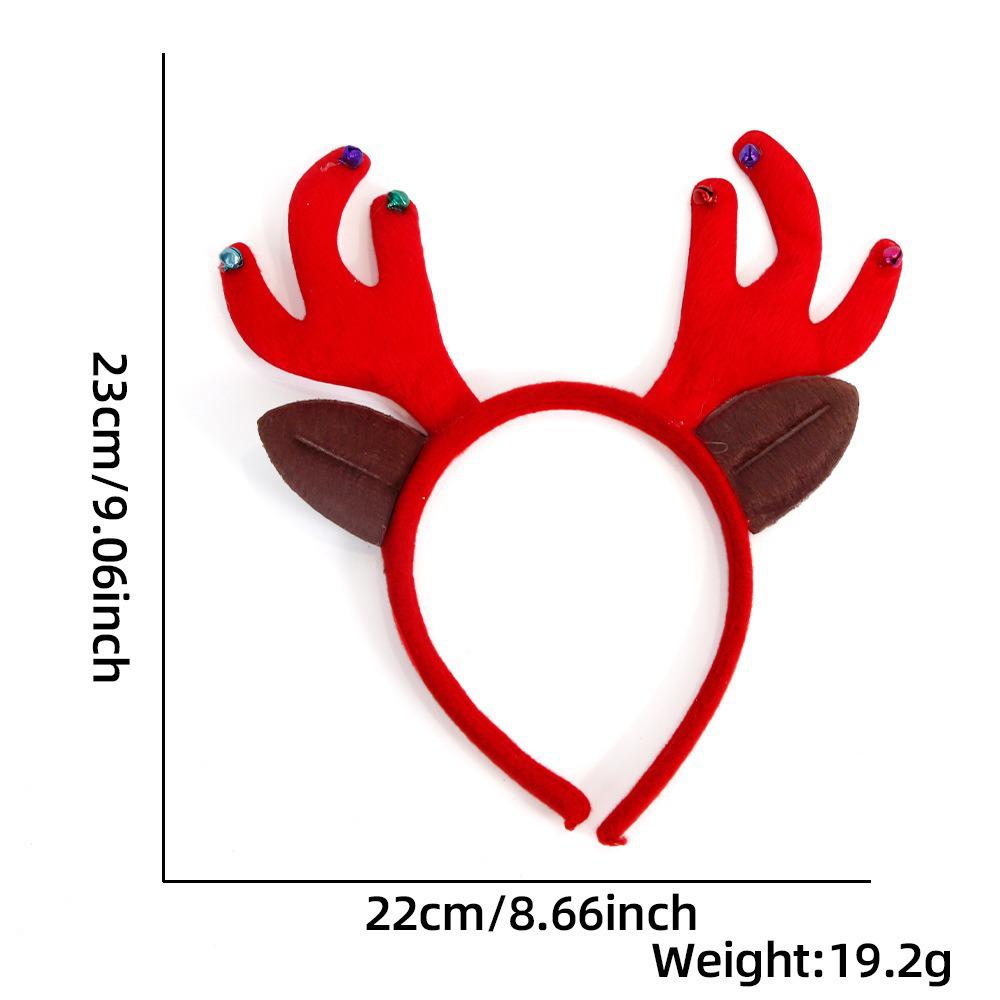 Festive Christmas Headband: Santa Claus, Reindeer & Tree Antler Headpiece for Holiday Parties