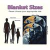1 шт. Фланелевое одеяло с принтом «Волк и луна», Высококачественное, Удобное для всех сезонов, Домашний декор, Тепло и комфорт, Идеально для рождественских подарков13