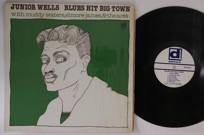 LP Пластинка JUNIOR WELLS - Blues Hit Big Town DL640 Delmark Records 1977 США Блюз Б/У