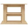 Aquarium Stand Sonoma Oak 80 x 35 x 60 cm Particleboard