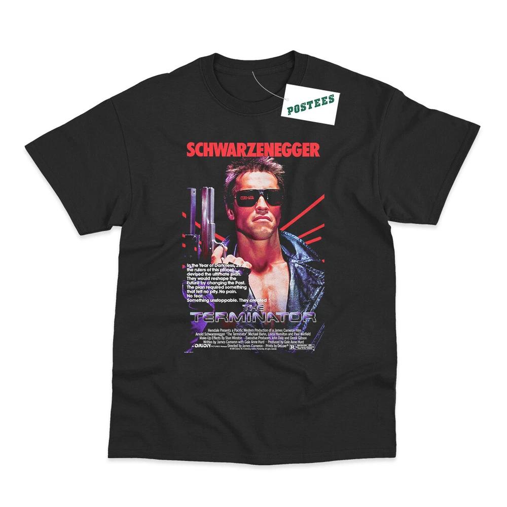 Retro Movie Poster Inspired By Terminator Direct To Garunisext Printed TShirt