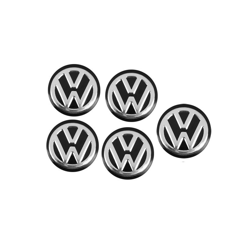 2026 Горячие Для Volkswagen VW 5/10 шт. 14 мм Значок Логотип Металлические Наклейки На Ключ Автомобиля Для VW GTI Polo Golf Passat Tiguan Arteo