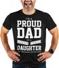 Футболка Tstars 'Гордый Папа' Подарки Папам от Дочери День Отца Забавные Футболки для Мужчин