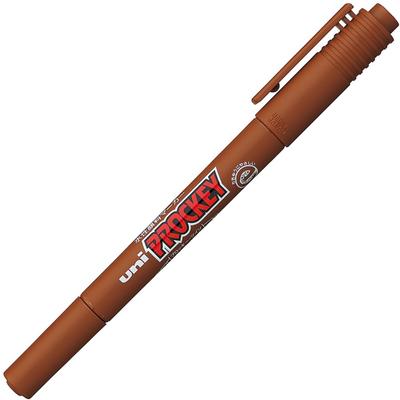 Mitsubishi Pencil Ручка-маркер Sign Extra Fine Fine, набор 10 шт., на водной основе, Pro-Quick Twin, + Наконечник, Коричневый, PM120T.21,