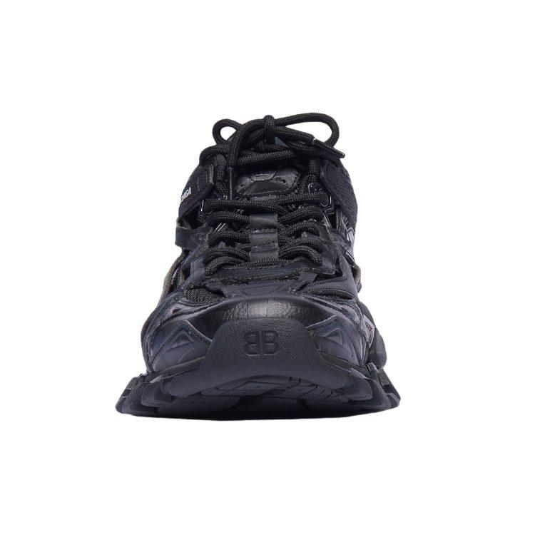 Balenciaga Трек.2 Черный с прозрачной подошвой 668823W3CT11000